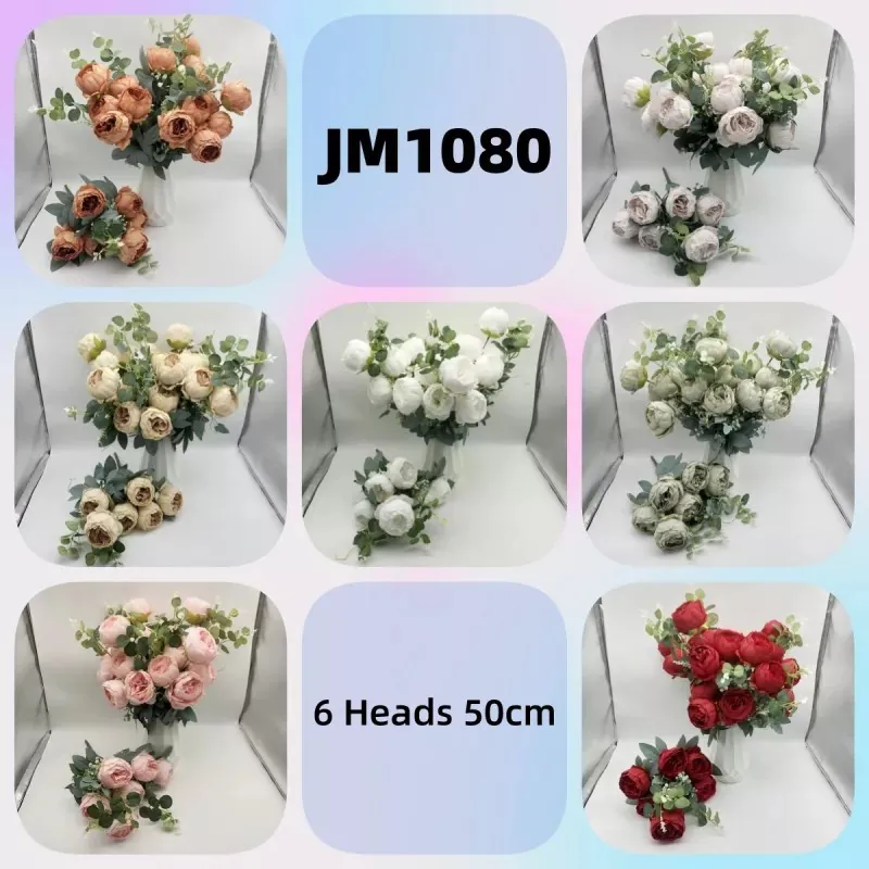 Ouli kunstige pionerblomst utstråler en elegant, realistisk og klassisk sjarm
