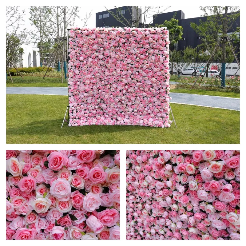 Kunstig blomstervegg