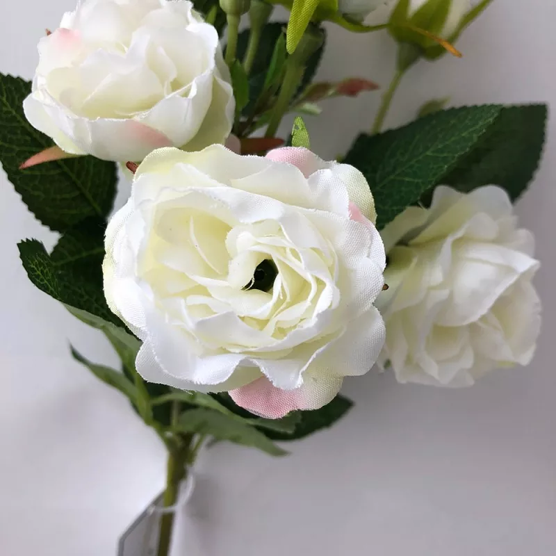 discount rose gold artificial roses for luxury table setup