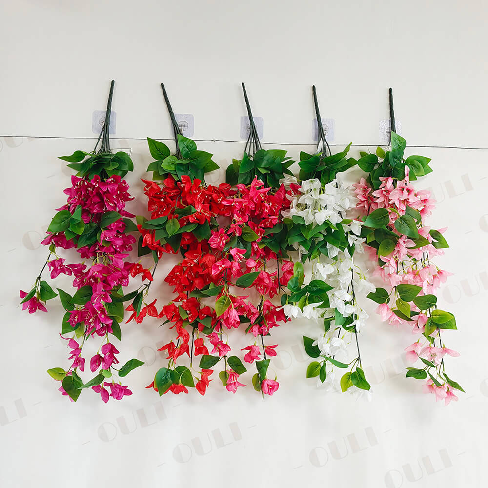 Silke bougainvillea vegg hengende